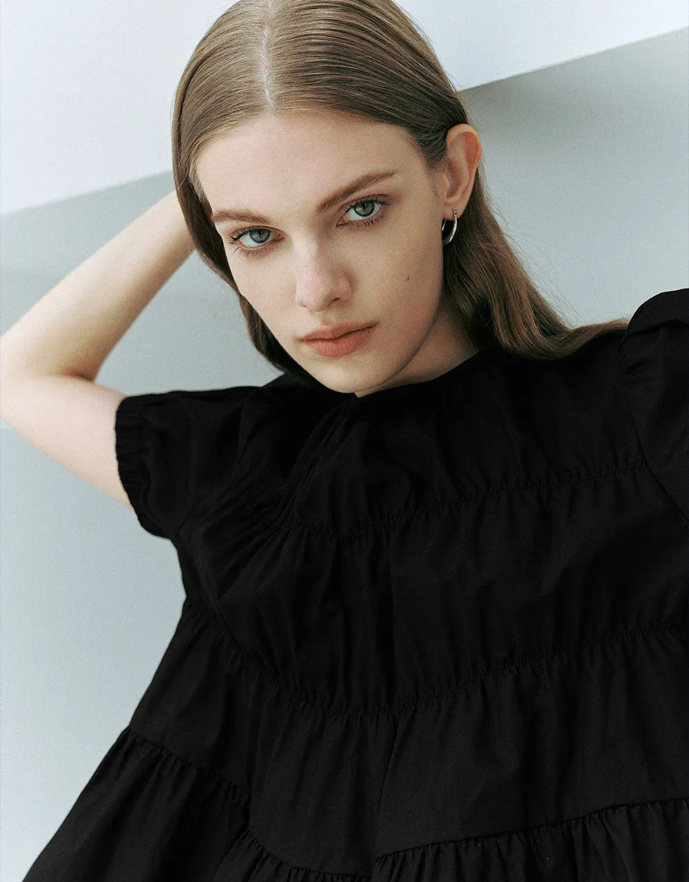 Crew Neck Loose Blouse sold by Urban Revivo product image thumbnail 4