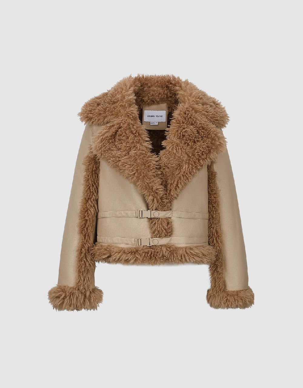 Furry Straight Jacket sold by Urban Revivo product image thumbnail 2