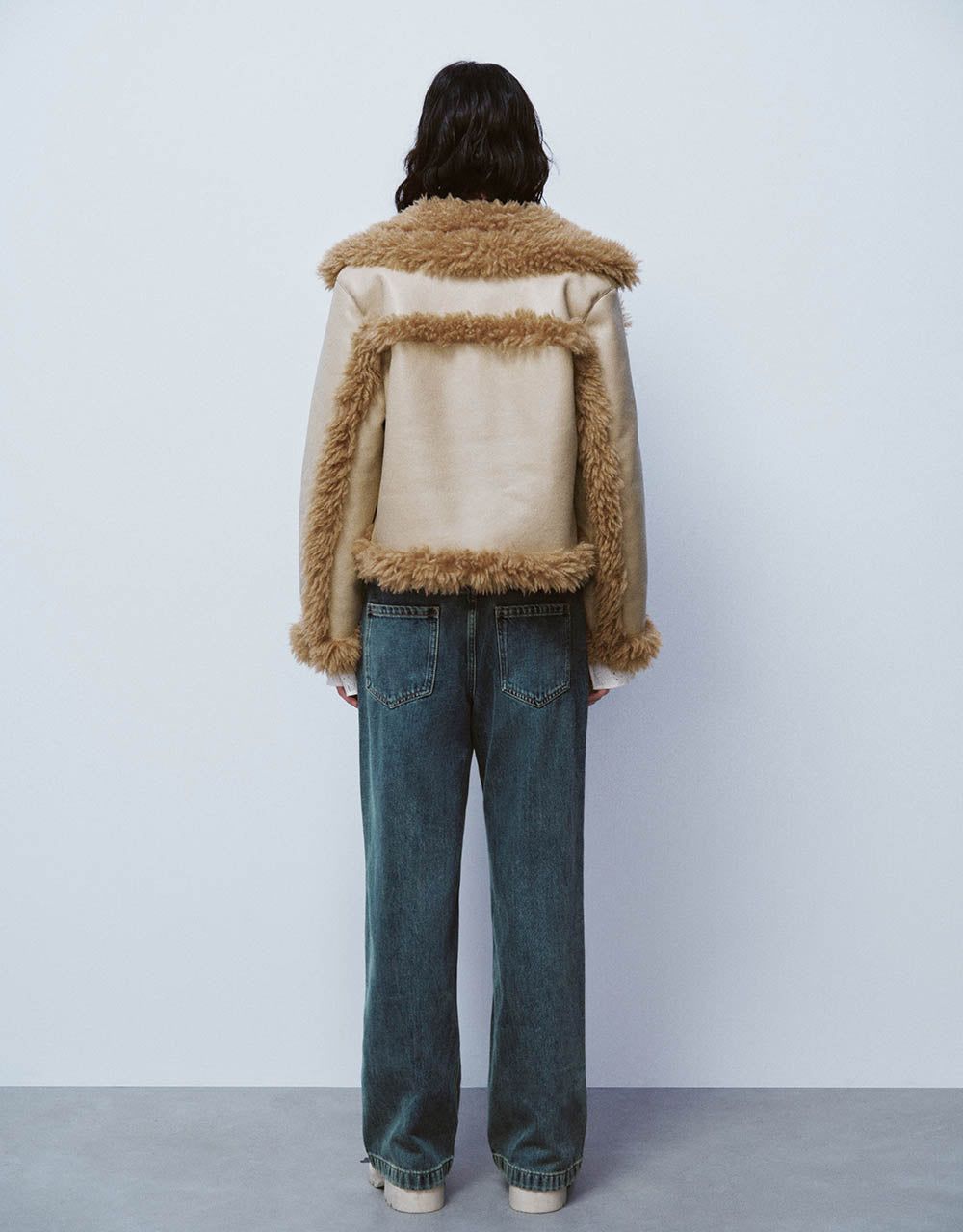 Furry Straight Jacket sold by Urban Revivo product image thumbnail 4