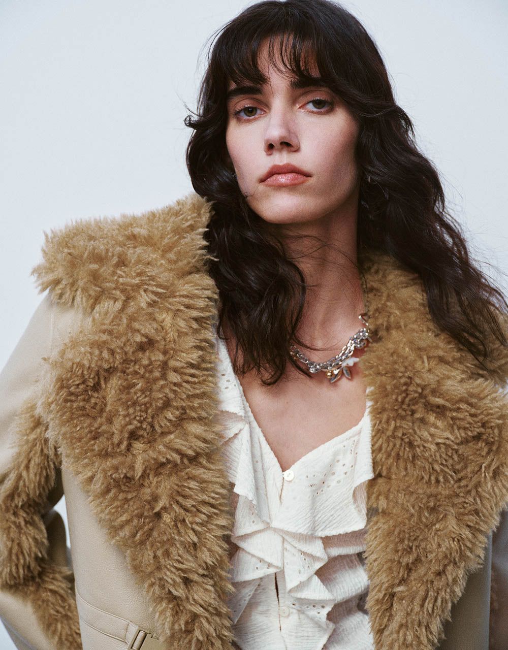 Furry Straight Jacket sold by Urban Revivo product image thumbnail 5