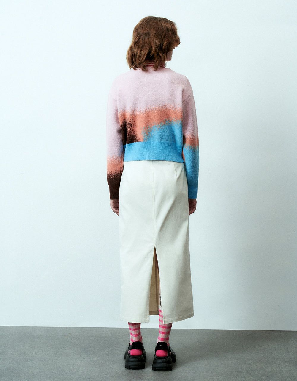 Printed V-Neck Knitted Cardigan sold by Urban Revivo product image thumbnail 4