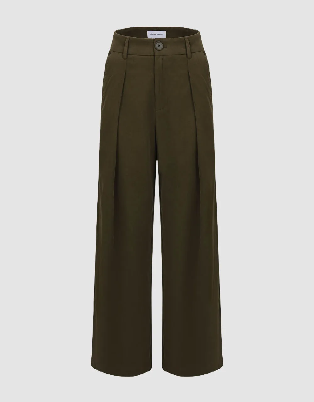 Tailored Wide-Leg Pants sold by Urban Revivo