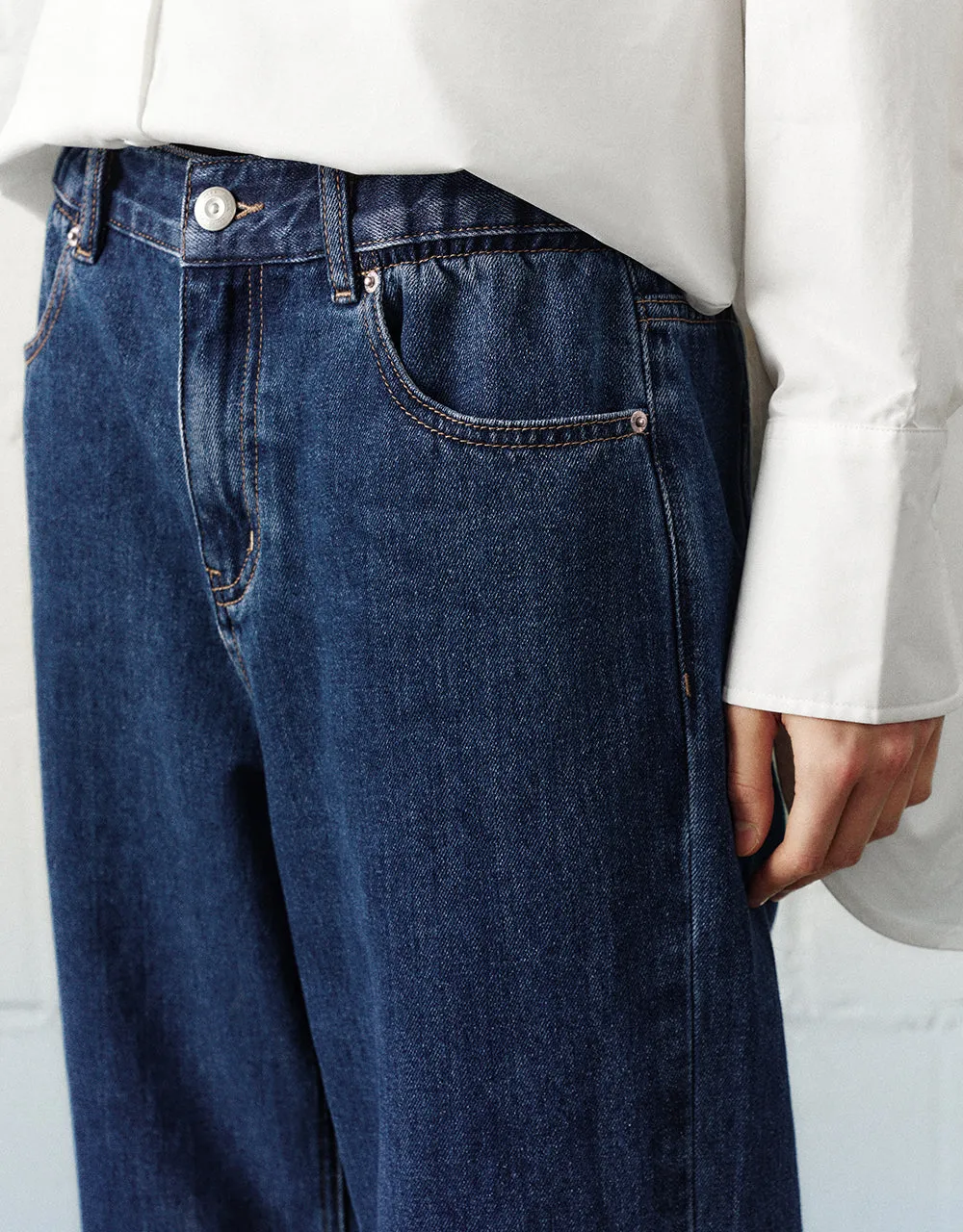 Wide-Leg Jeans sold by Urban Revivo product image thumbnail 5