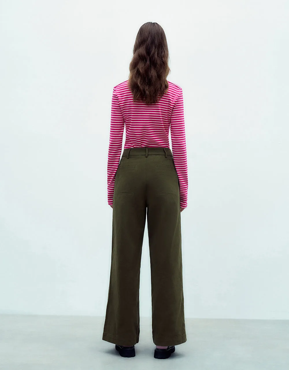 Tailored Wide-Leg Pants sold by Urban Revivo product image thumbnail 5