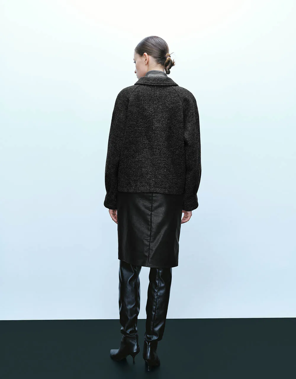 Button Up Straight Jacket sold by Urban Revivo product image thumbnail 4