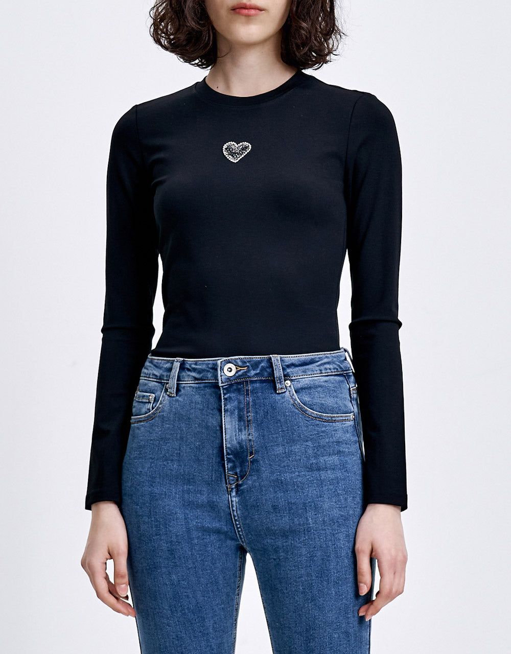 Heart Print T-Shirt sold by Urban Revivo product image thumbnail 2