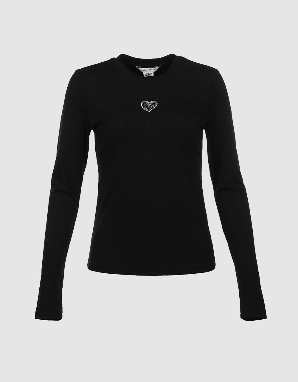 Heart Print T-Shirt sold by Urban Revivo