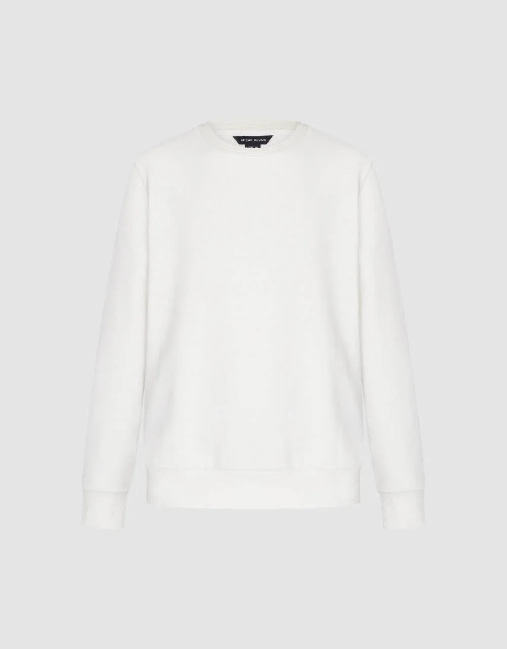 Crew Neck Straight Sweatshirt sold by Urban Revivo product image thumbnail 2