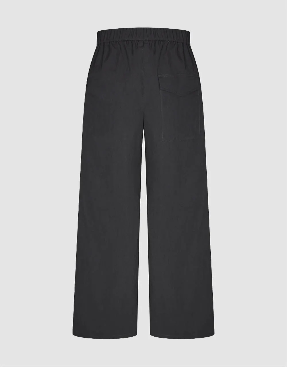 Elastic Waist Knitted Wide-Leg Pants sold by Urban Revivo product image thumbnail 3