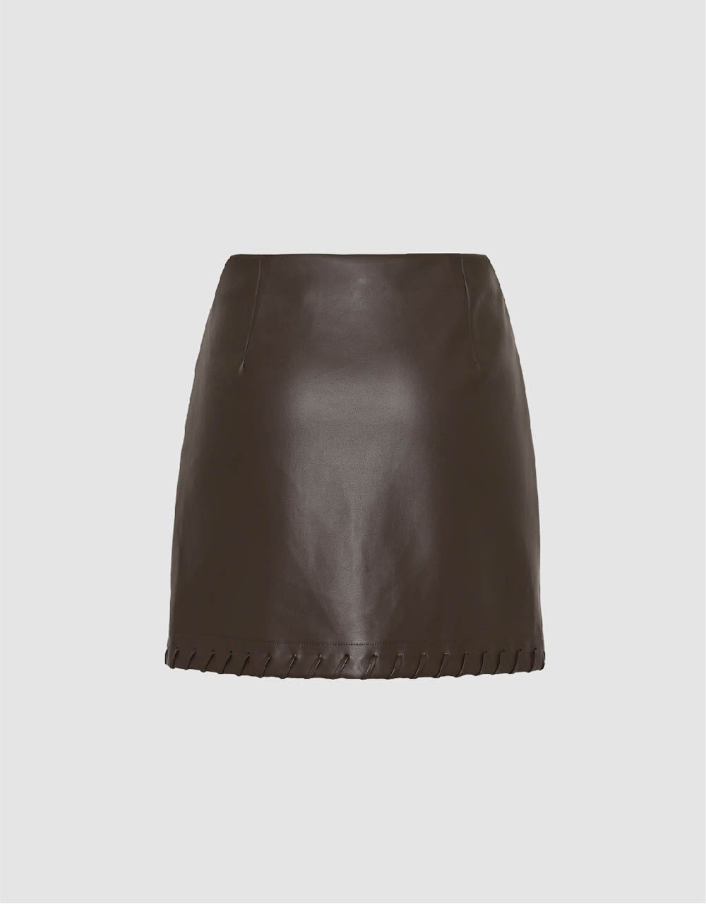 Vegan Leather Mini A-Line Skirt sold by Urban Revivo product image thumbnail 3