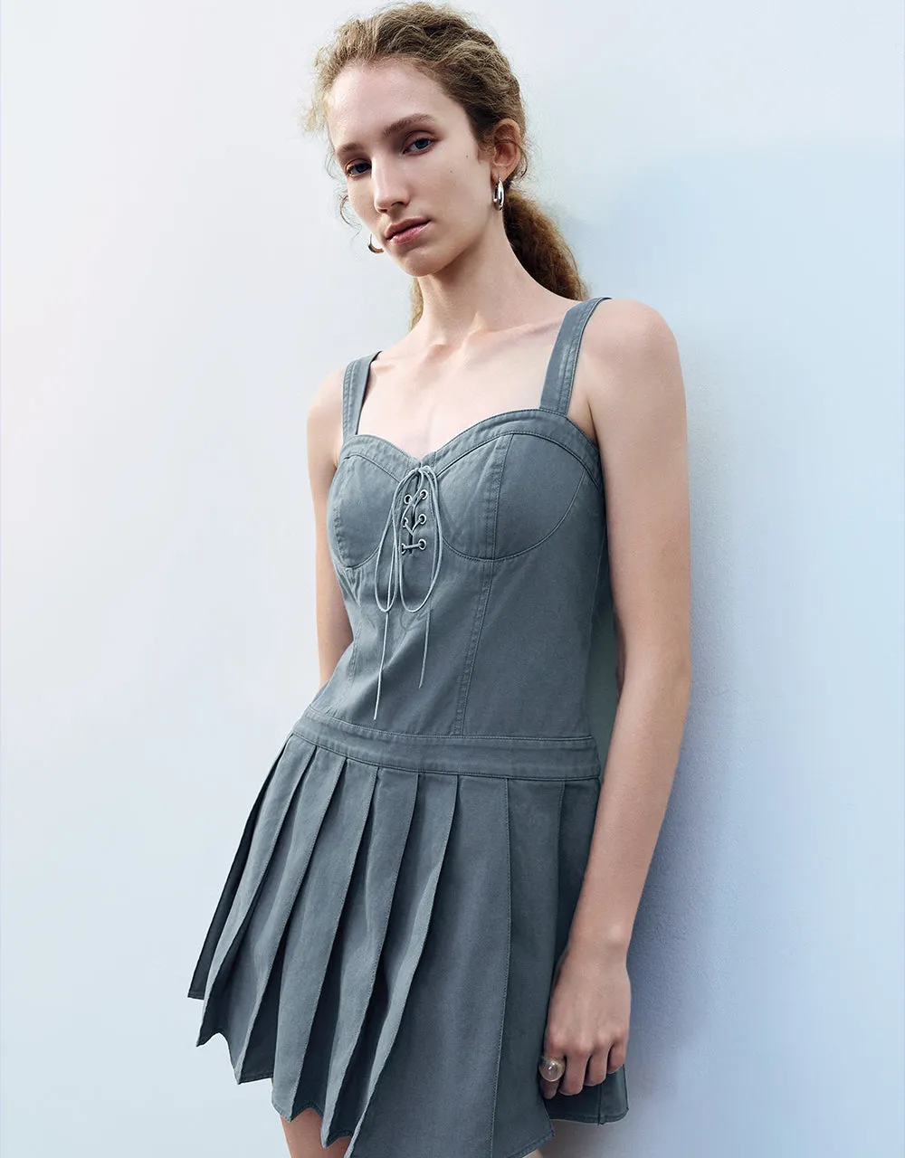 Sleeveless A-Line Dress sold by Urban Revivo product image thumbnail 3