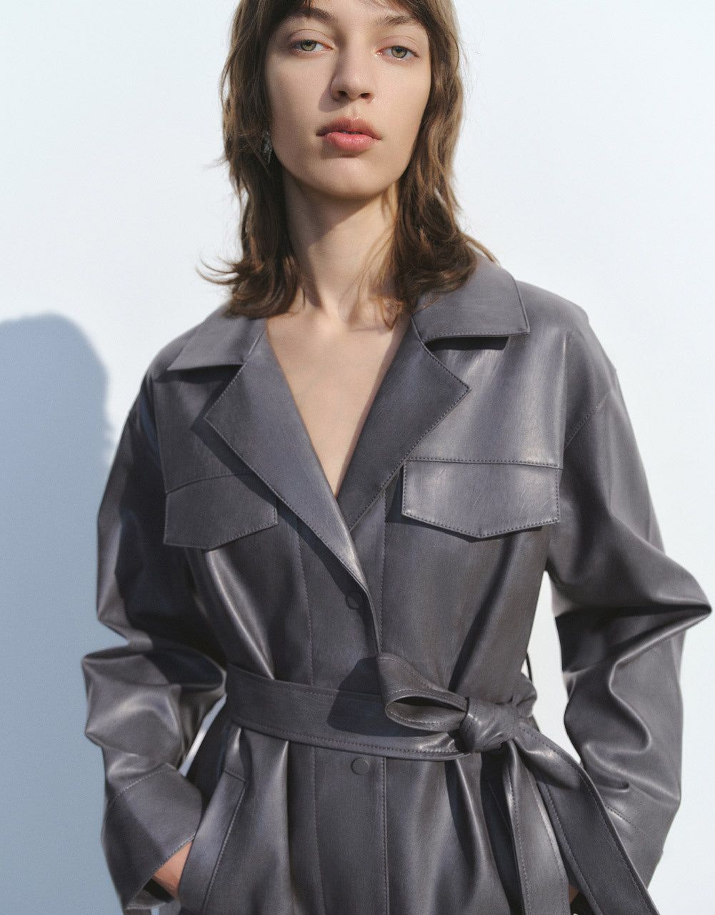 Straight Notch Lapel Jacket sold by Urban Revivo product image thumbnail 5