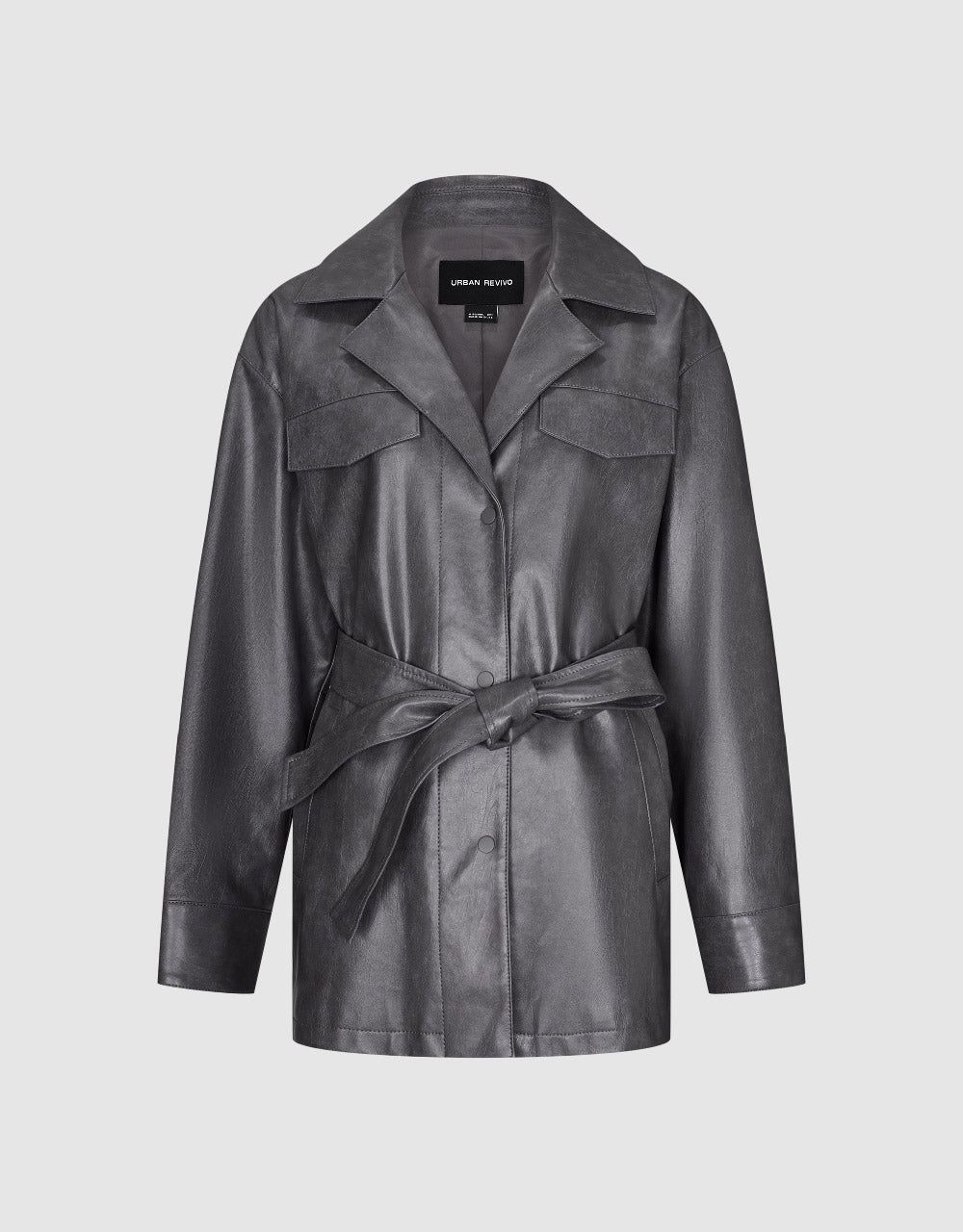 Straight Notch Lapel Jacket sold by Urban Revivo product image thumbnail 2