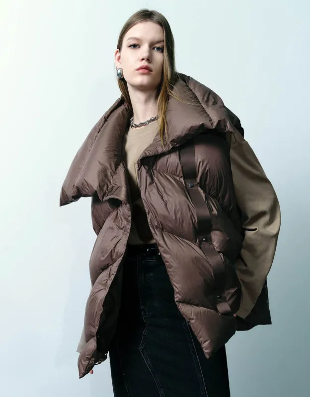 Stand Collar Puffer Vest sold by Urban Revivo