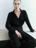 Collared Neck Surplice Front Blouse sold by Urban Revivo