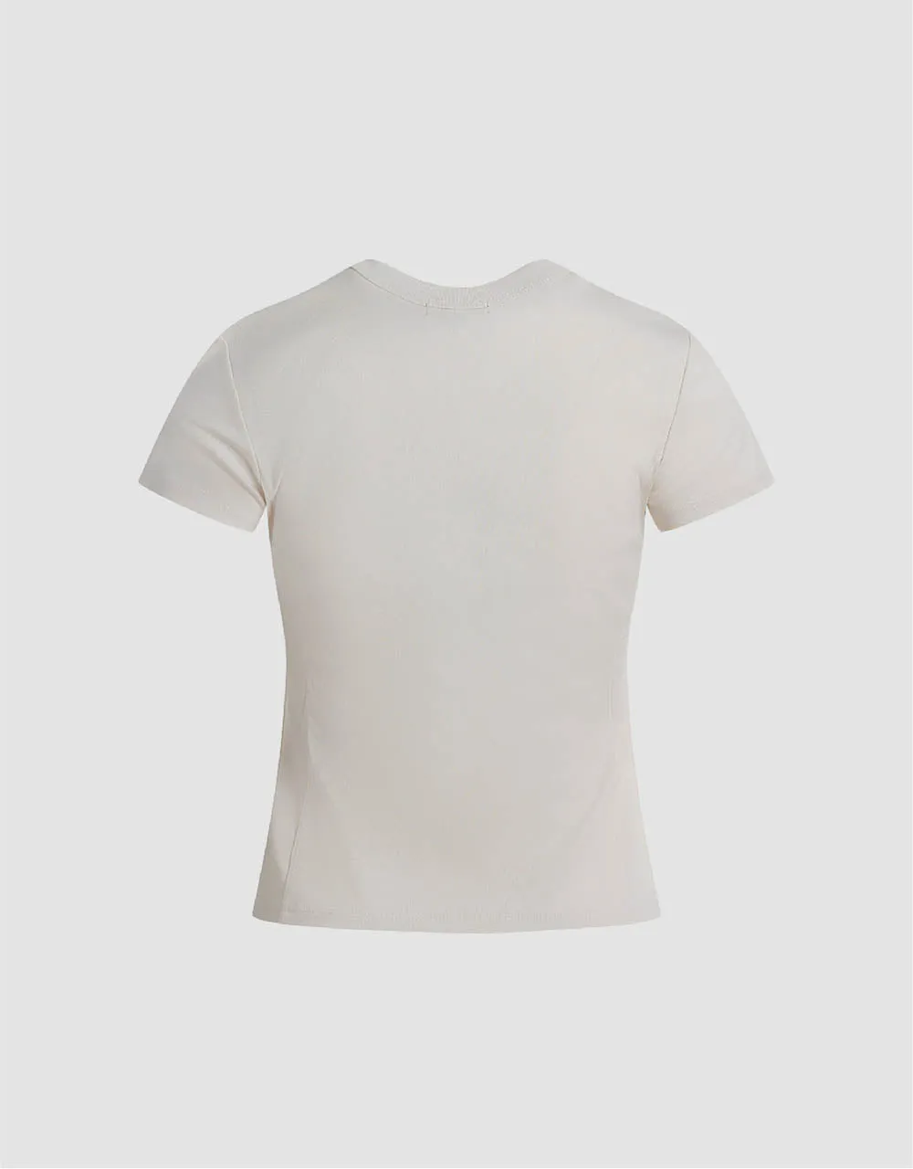 Crew Neck Loose T-Shirt sold by Urban Revivo product image thumbnail 5