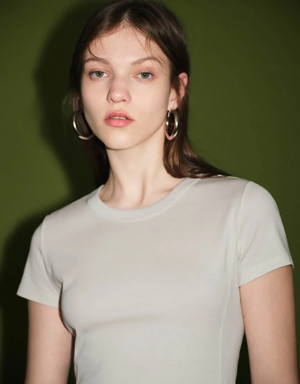 Crew Neck Loose T-Shirt sold by Urban Revivo product image thumbnail 4