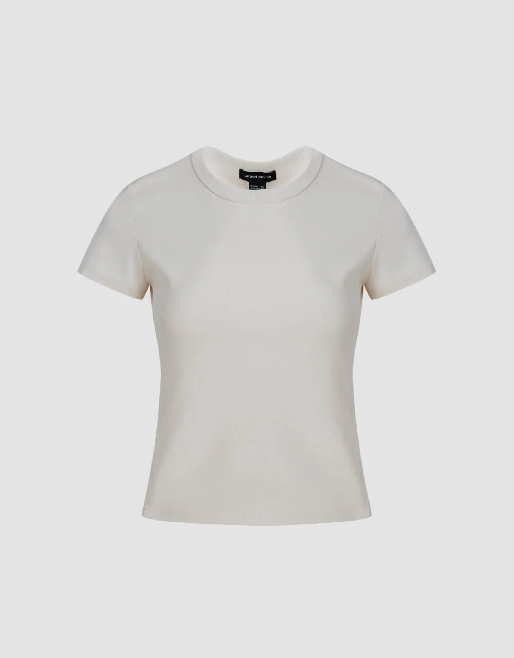 Crew Neck Loose T-Shirt sold by Urban Revivo product image thumbnail 2