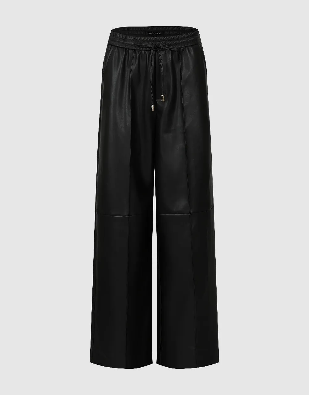 Drawstring Waist Wide-Leg Pants sold by Urban Revivo