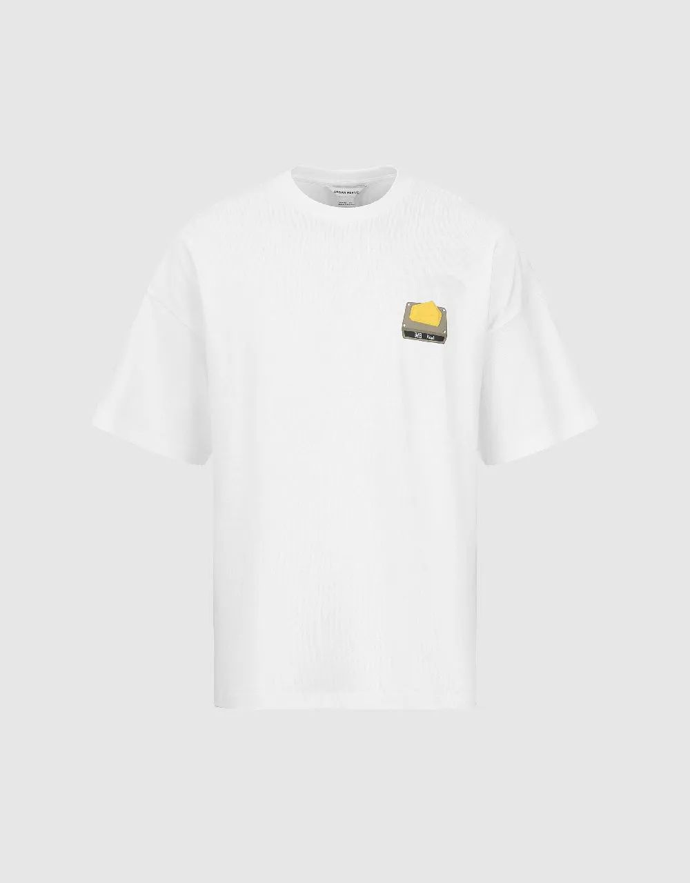 Crew Neck Straight T-Shirt sold by Urban Revivo product image thumbnail 2