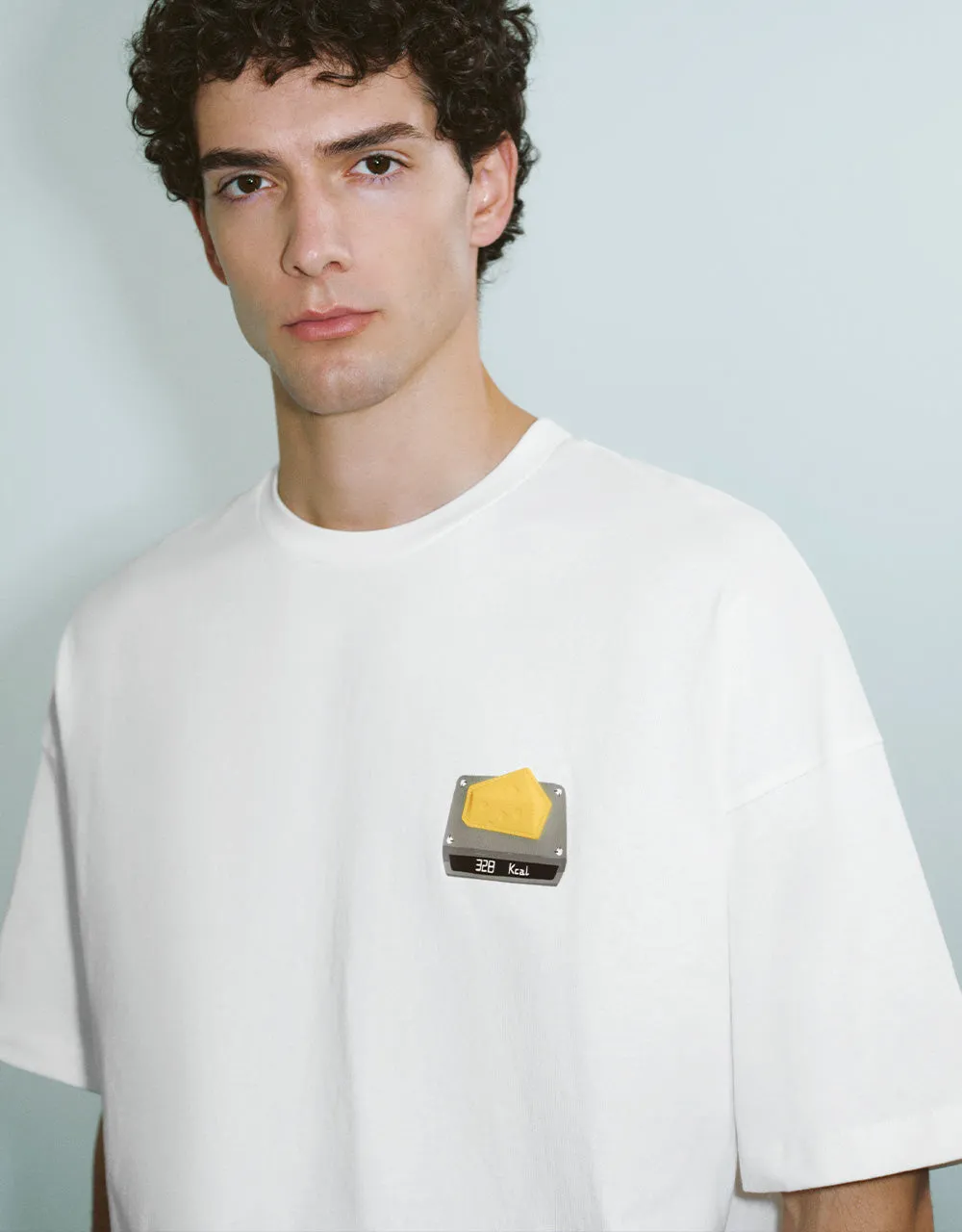 Crew Neck Straight T-Shirt sold by Urban Revivo product image thumbnail 4