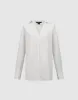 V-Neck Straight Blouse sold by Urban Revivo