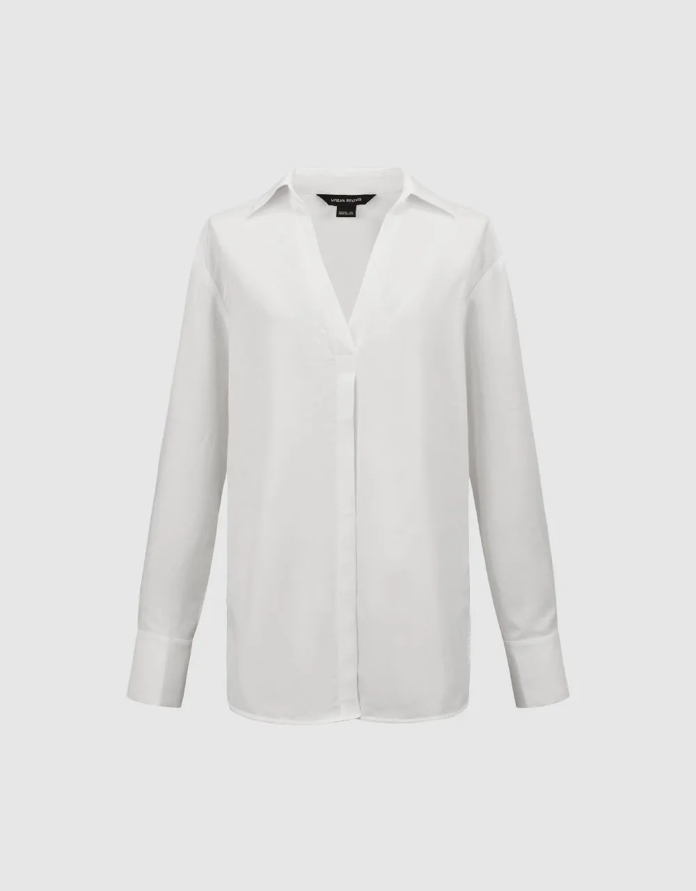 V-Neck Straight Blouse sold by Urban Revivo product image thumbnail 2