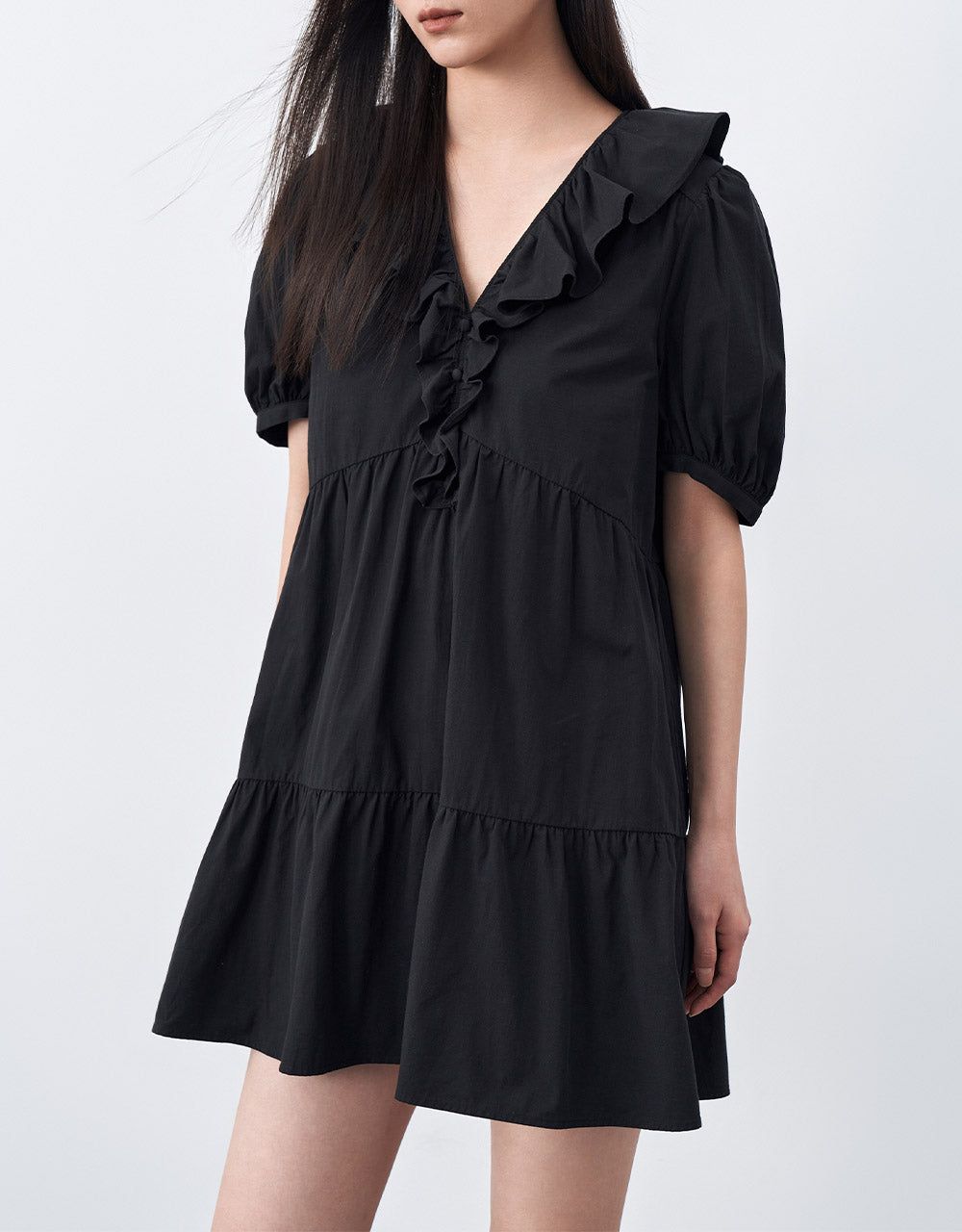 Ruffled Tiered Dress sold by Urban Revivo product image thumbnail 5