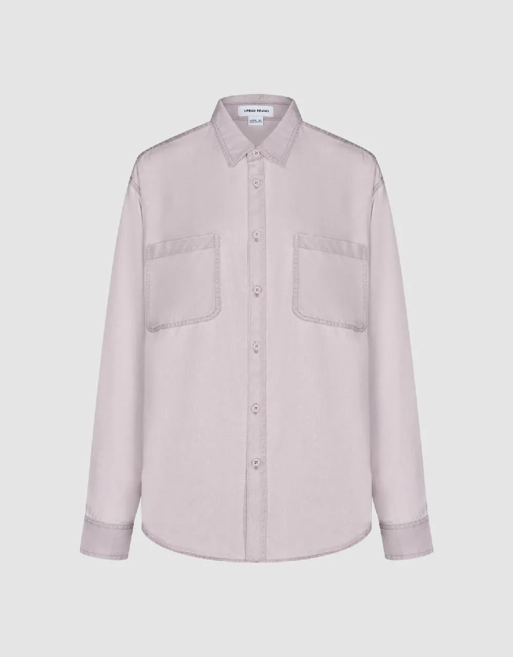 Button Up Loose Lapel Shirt sold by Urban Revivo product image thumbnail 2