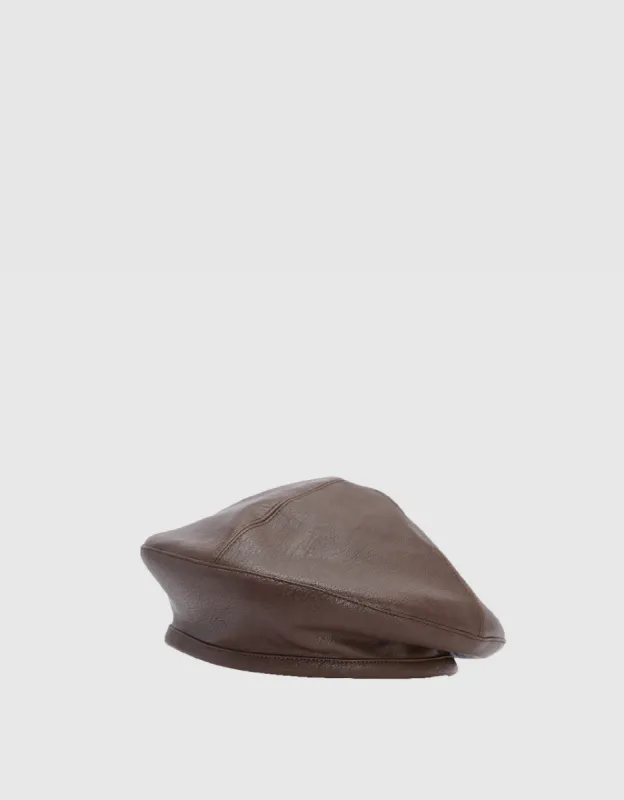 Vegan Leather Beret sold by Urban Revivo