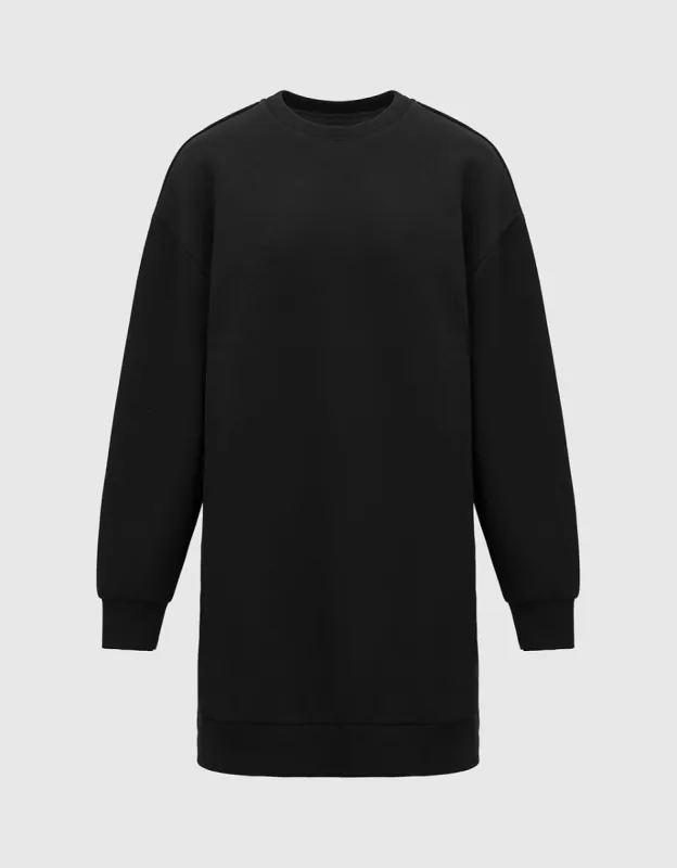 Straight Crew Neck Knitted Dress sold by Urban Revivo