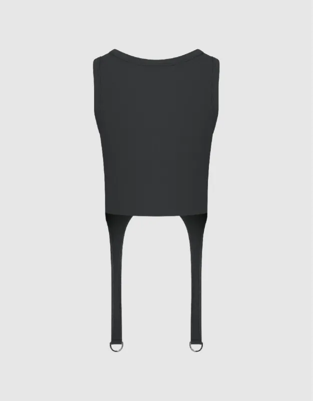 U Neck Skinny Tank Top sold by Urban Revivo