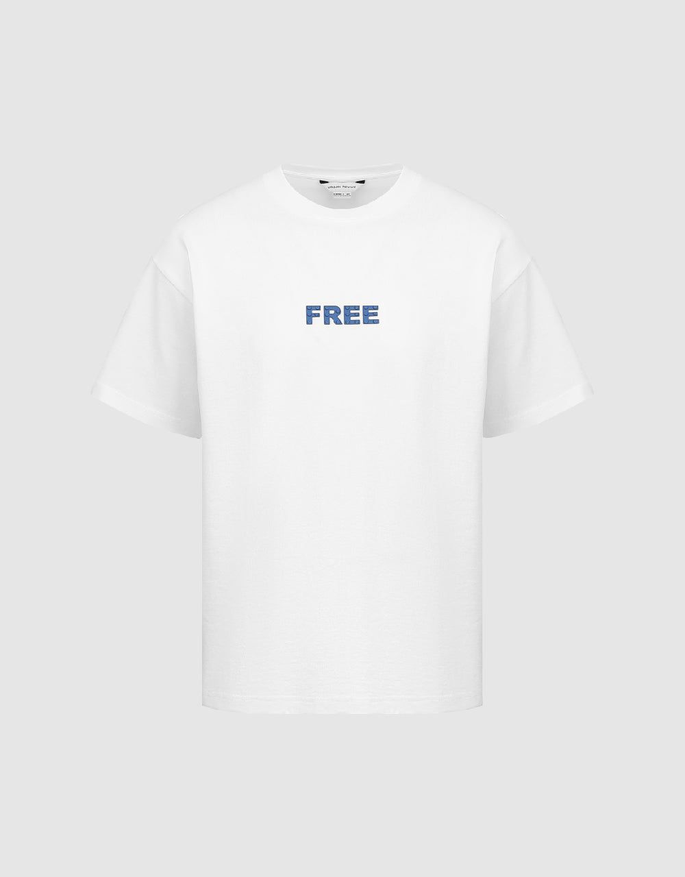 Letter Embossed Crew Neck T-Shirt sold by Urban Revivo