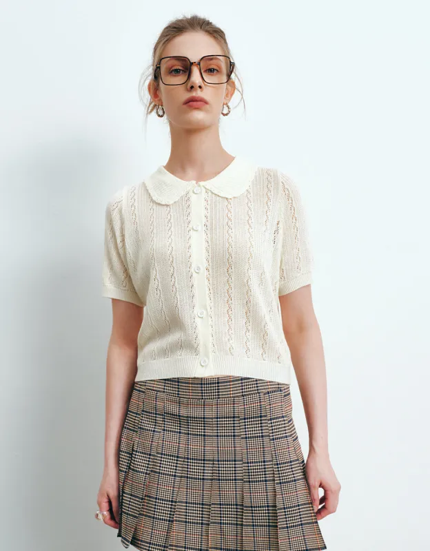 Button Up Skinny Knitted Cardigan sold by Urban Revivo
