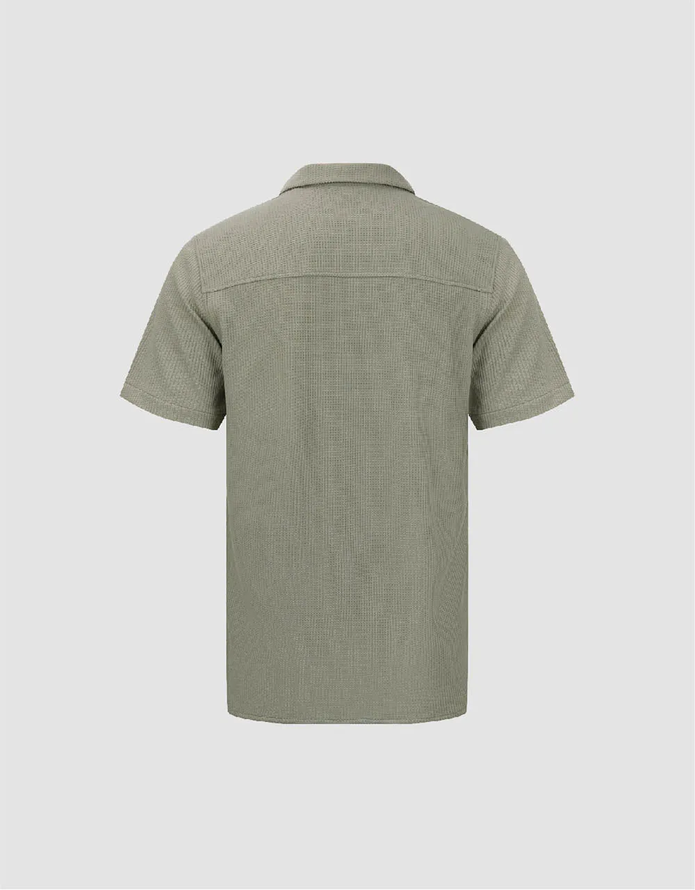 Button Up Knitted Shirt sold by Urban Revivo product image thumbnail 5