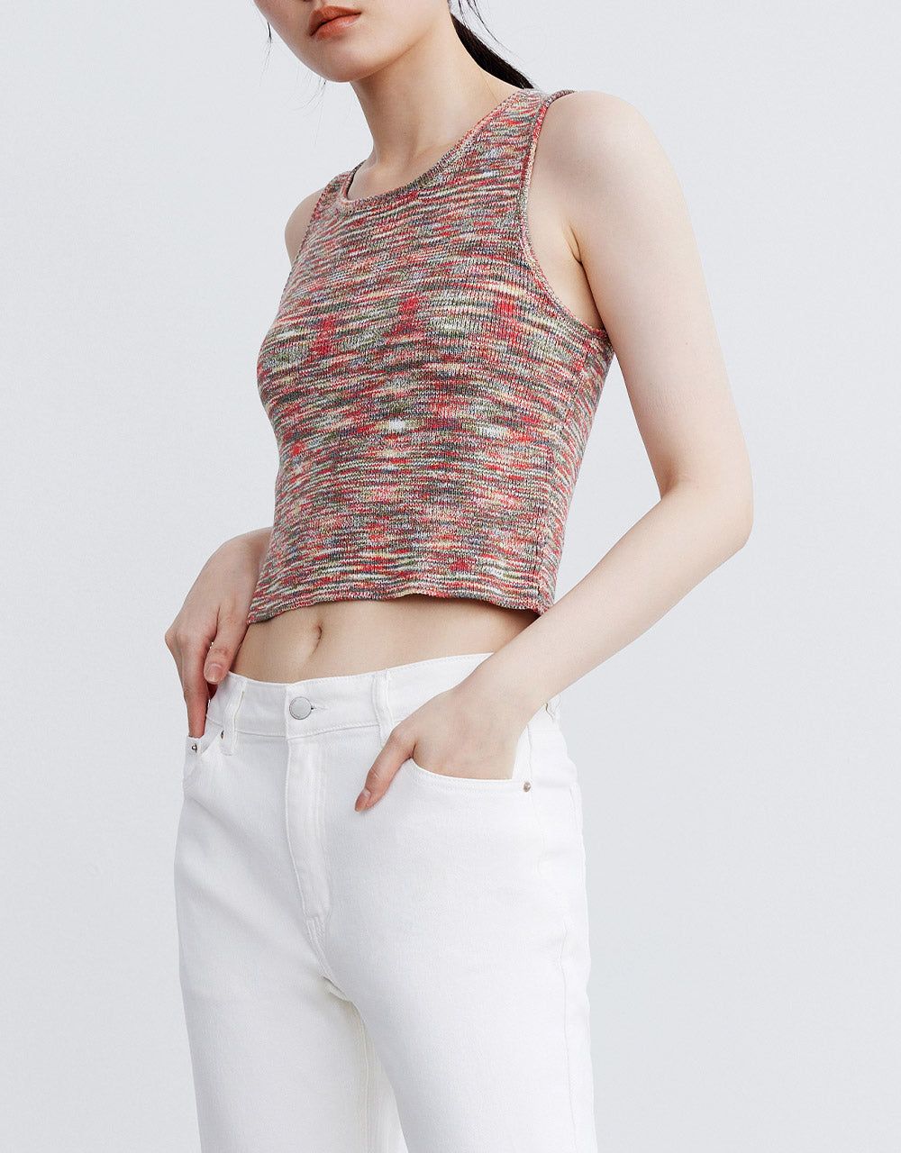 Flecked Knitted Vest sold by Urban Revivo product image thumbnail 5