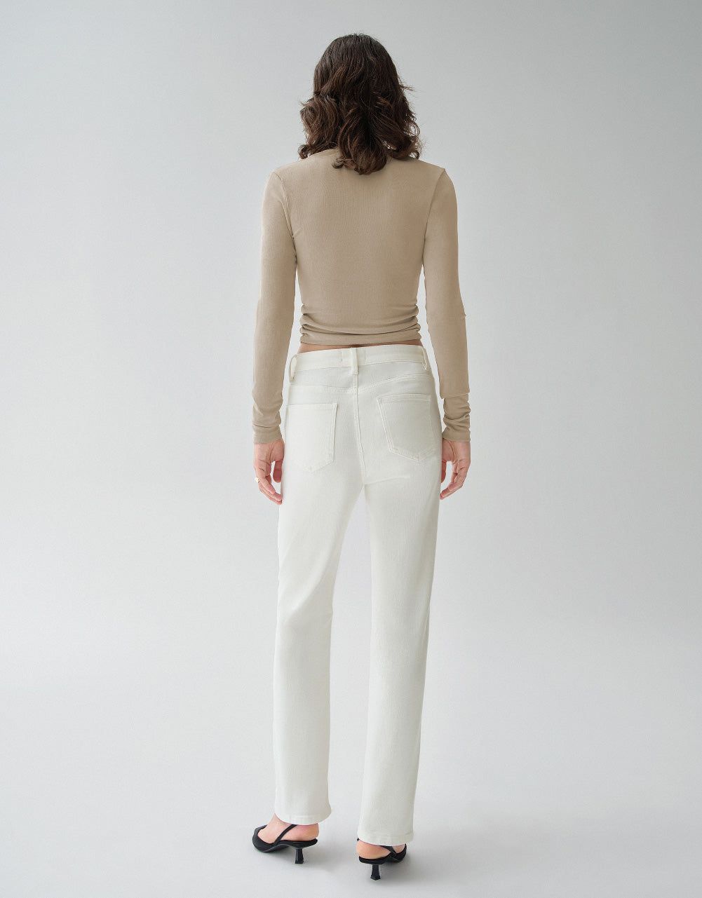 Ruched Surplice Front Skinny T-Shirt sold by Urban Revivo product image thumbnail 4