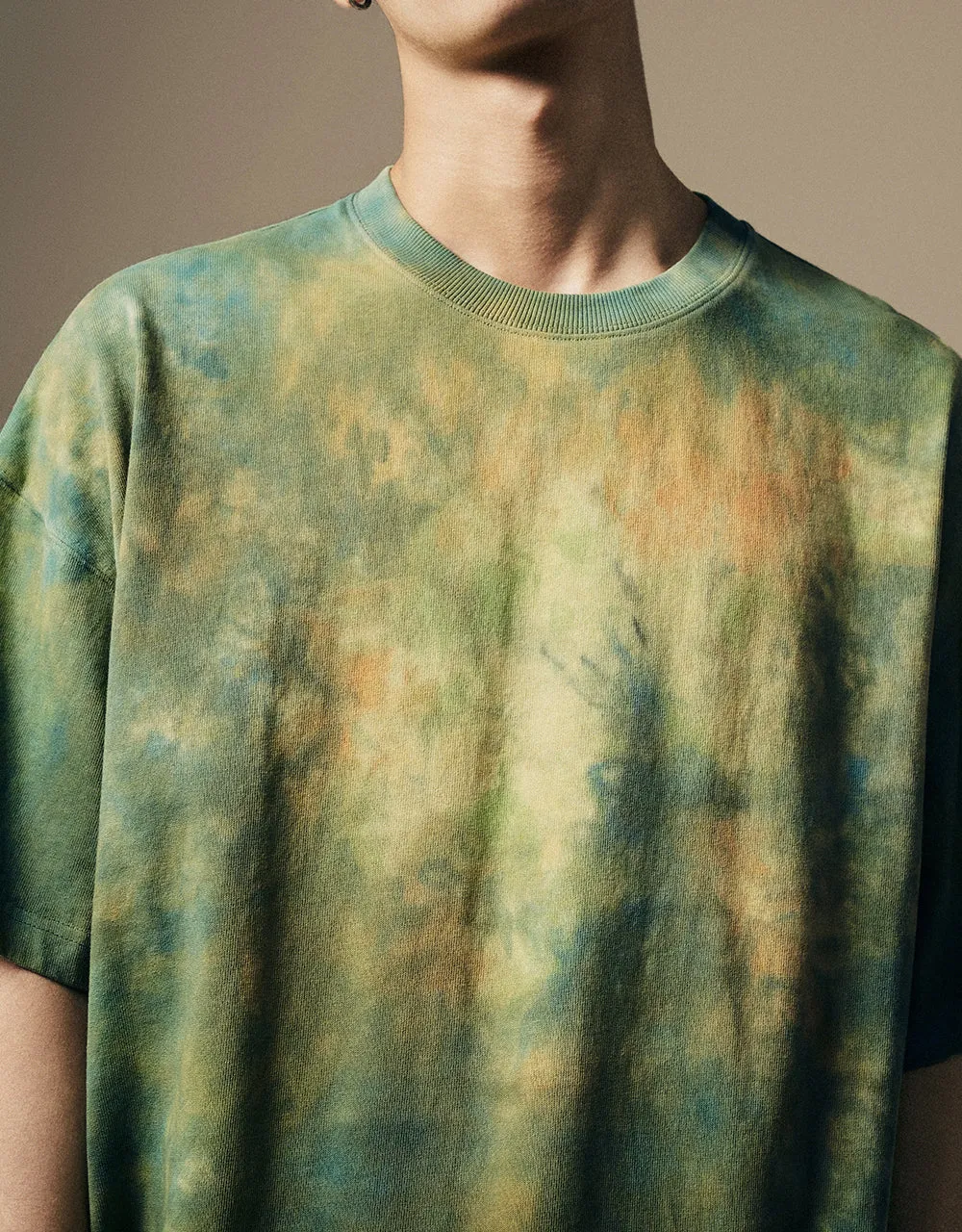 Printed Crew Neck Loose T-Shirt sold by Urban Revivo product image thumbnail 4