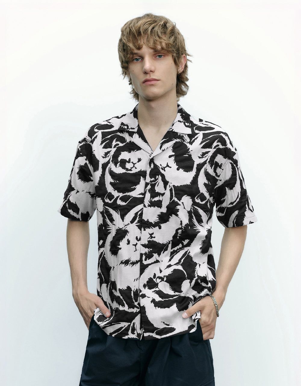 Printed Loose Shirt sold by Urban Revivo