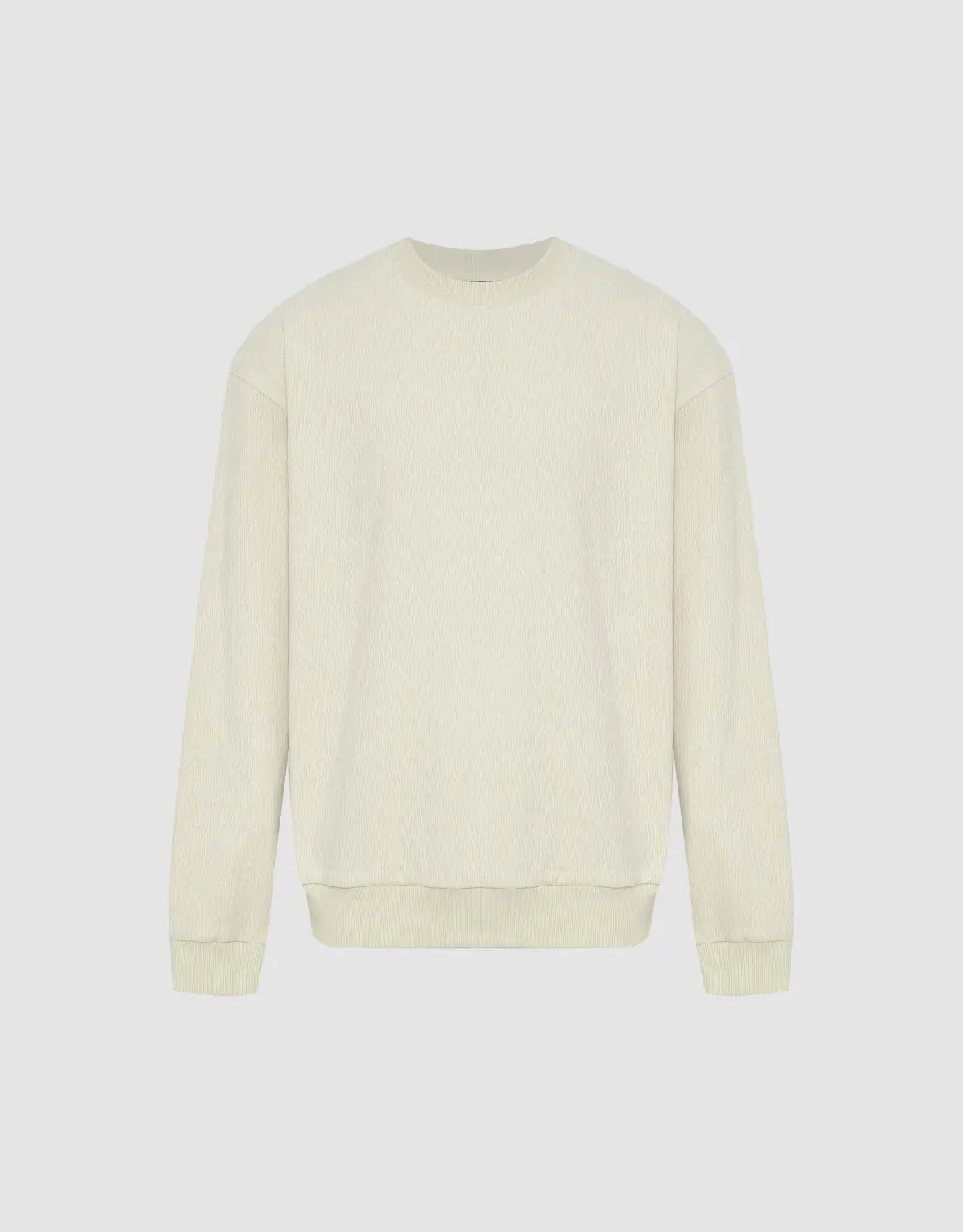 Crew Neck Straight Sweatshirt sold by Urban Revivo product image thumbnail 5