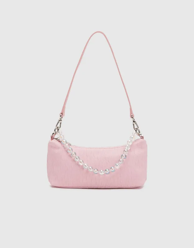 Beaded Textured Shoulder Bag sold by Urban Revivo