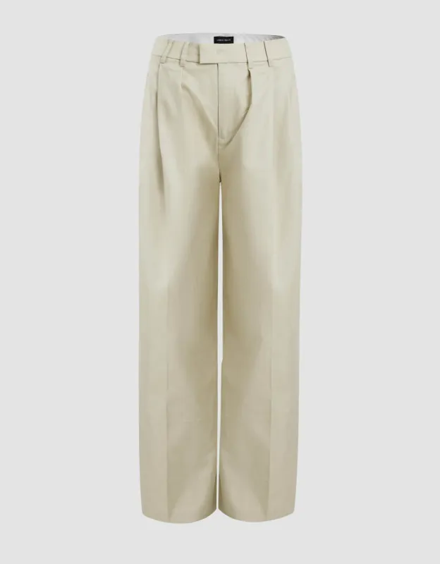 Tailored Straight Pants sold by Urban Revivo