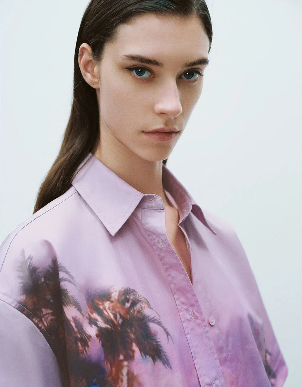 Printed Button Up Straight Shirt sold by Urban Revivo product image thumbnail 3