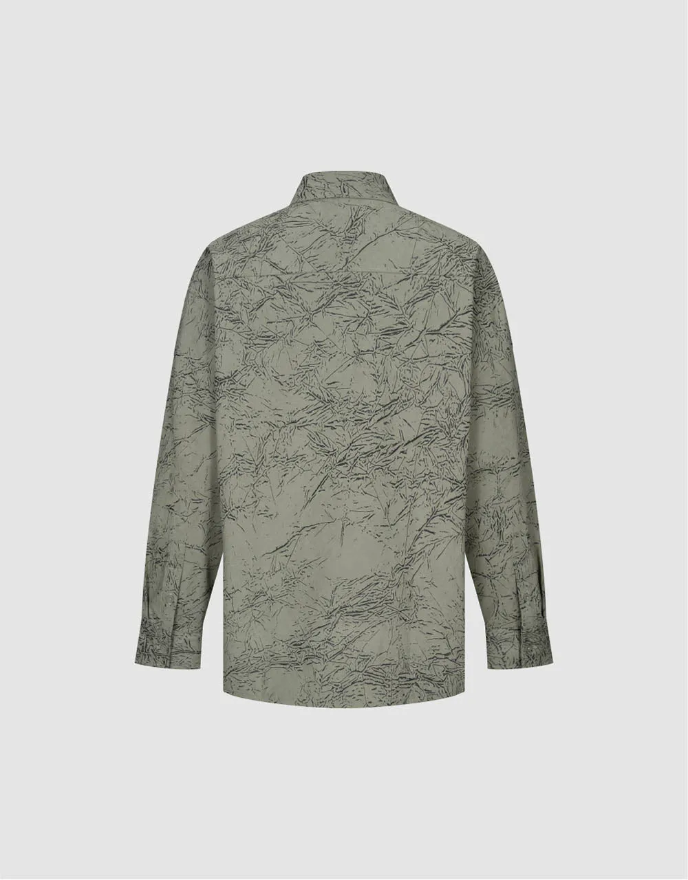 Printed Straight Oversized Shirt sold by Urban Revivo product image thumbnail 2