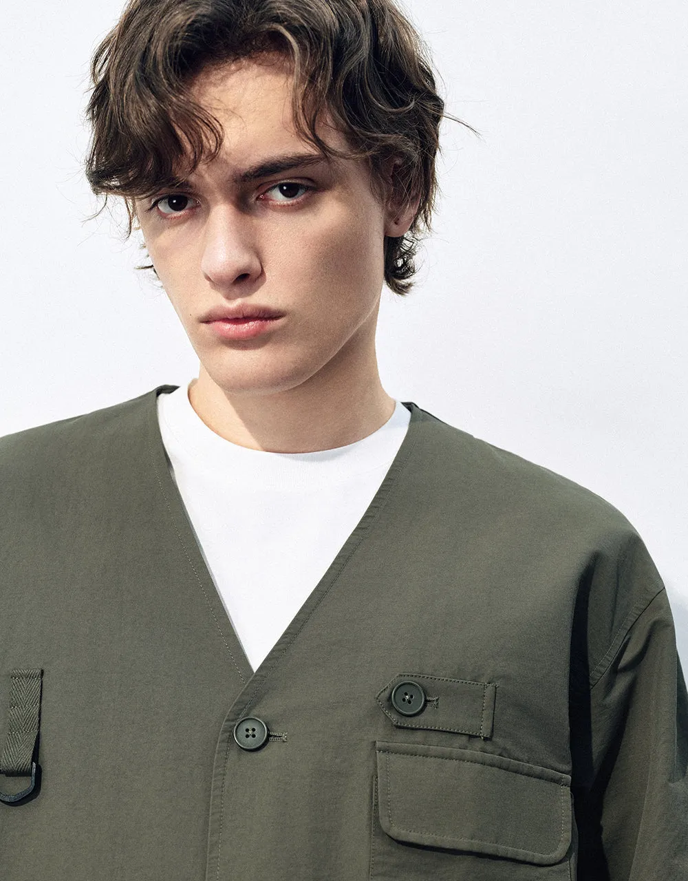 Kimono Lapel Loose Jacket sold by Urban Revivo product image thumbnail 4