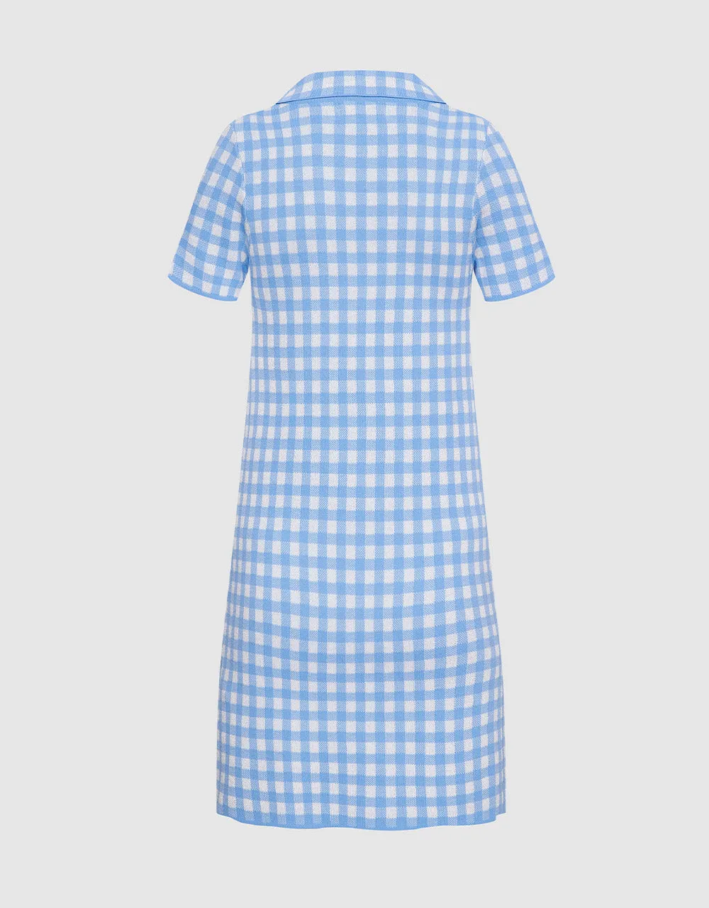 Checkered Knitted Mini Dress sold by Urban Revivo product image thumbnail 4