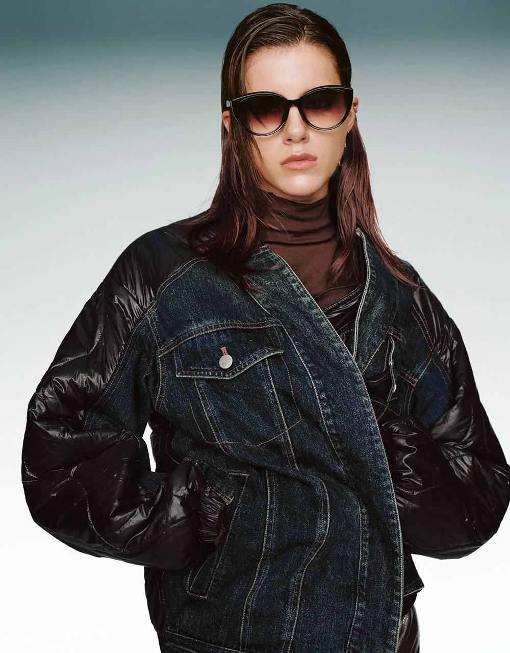 2 In 1 Denim Padded Coat sold by Urban Revivo product image thumbnail 5