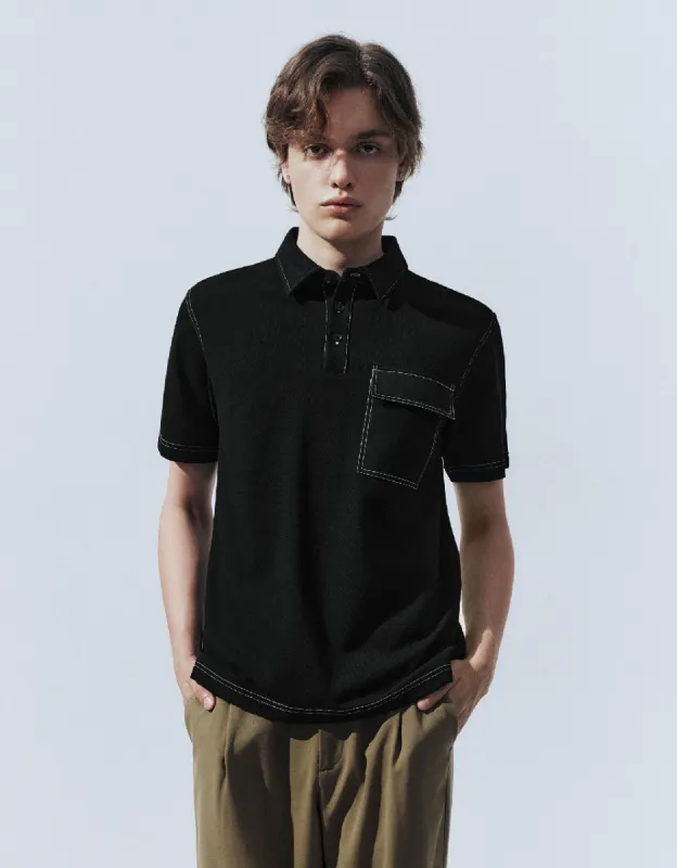 Straight Polo Shirt sold by Urban Revivo