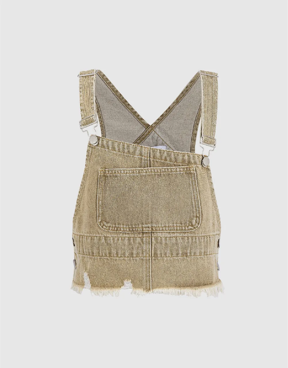 Sleeveless Off-Shoulder Denim Shirt sold by Urban Revivo