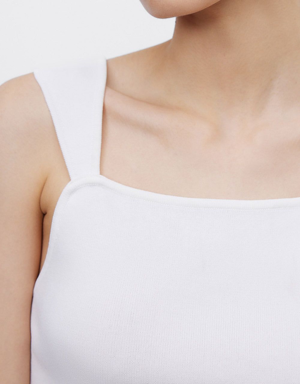 Plain Knitted Tank Top sold by Urban Revivo product image thumbnail 3